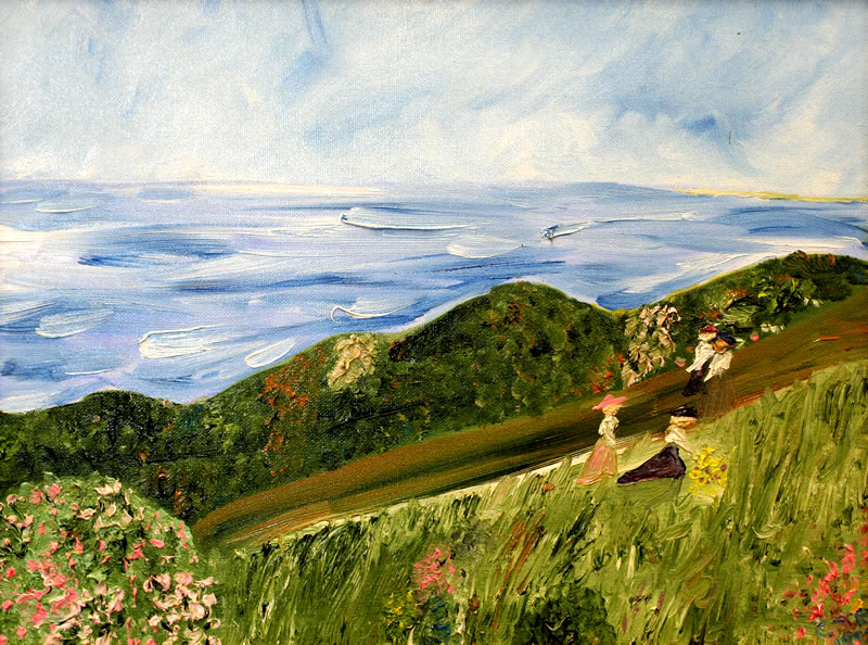 Painting by Anne-Marit Bergstrom