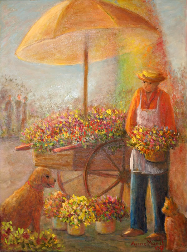 Painting by Anne-Marit Bergstrom