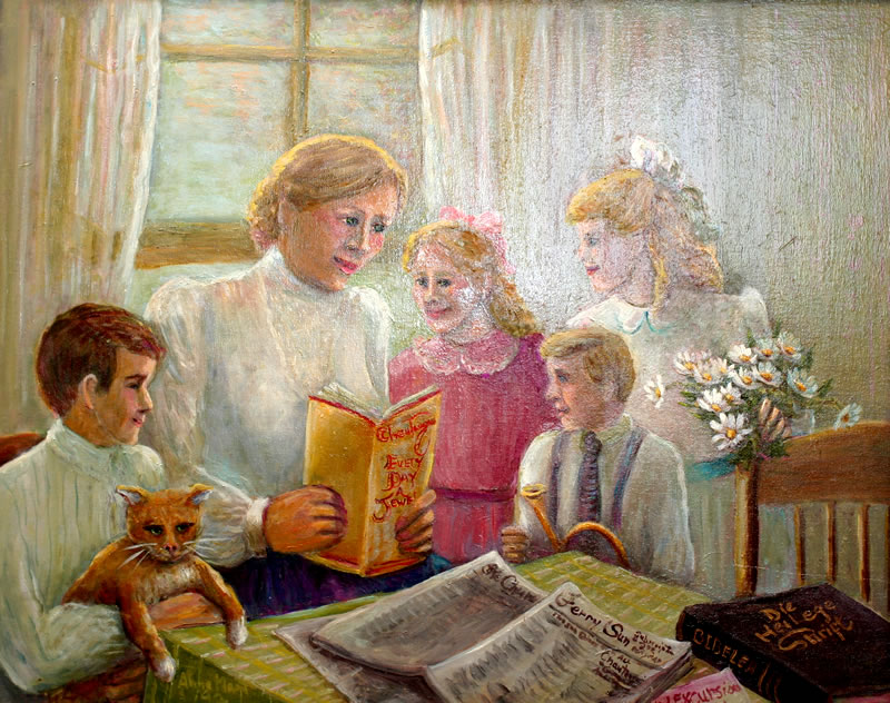 Painting by Anne-Marit Bergstrom